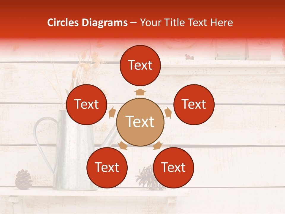 Bright Color Vase PowerPoint Template