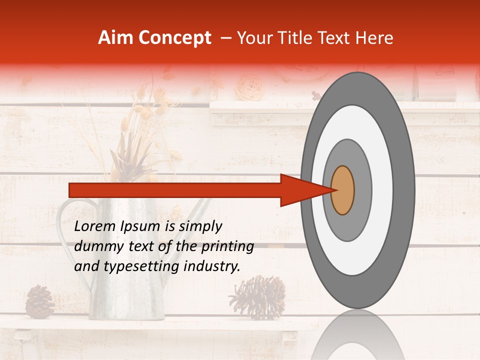 Bright Color Vase PowerPoint Template