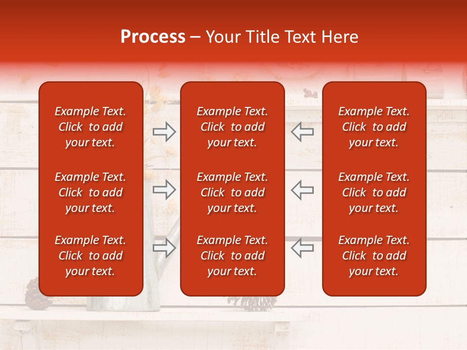 Bright Color Vase PowerPoint Template