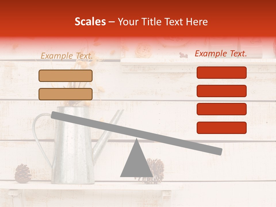 Bright Color Vase PowerPoint Template