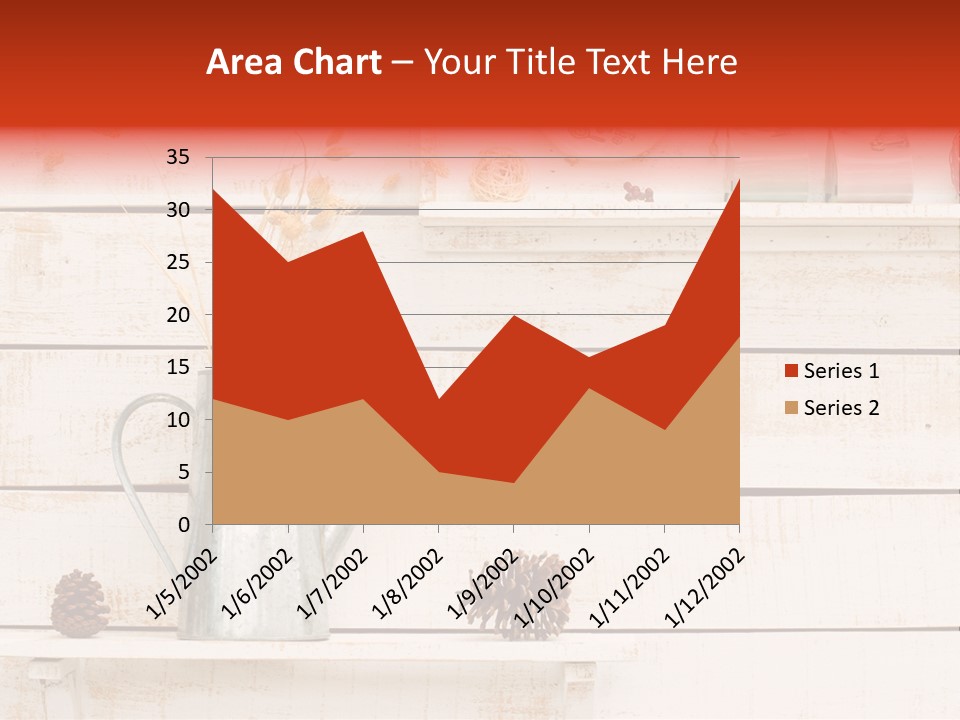 Bright Color Vase PowerPoint Template