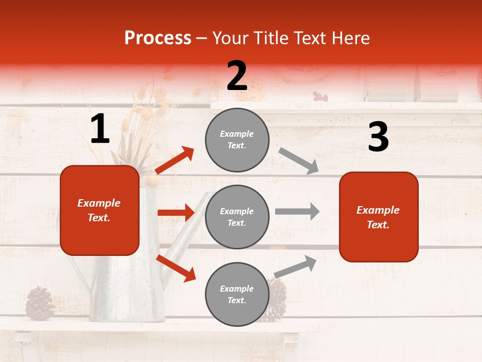 Bright Color Vase PowerPoint Template