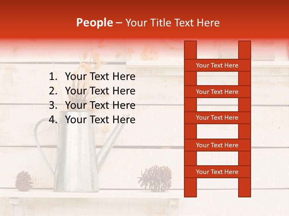 Bright Color Vase PowerPoint Template