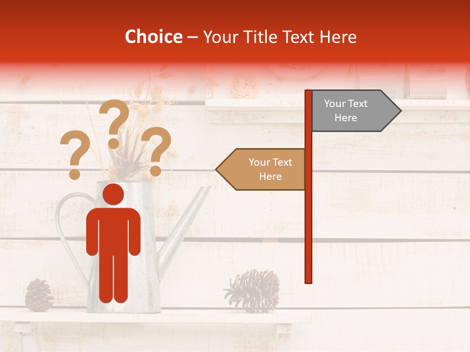 Bright Color Vase PowerPoint Template