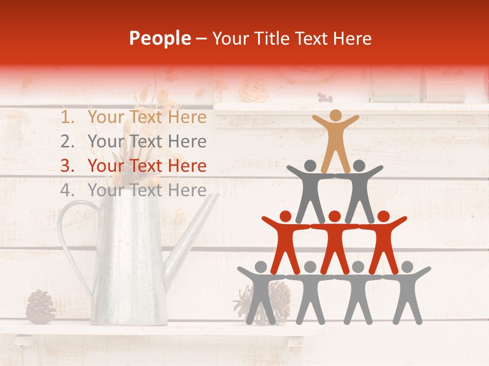 Bright Color Vase PowerPoint Template