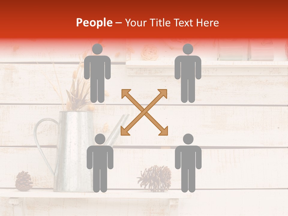 Bright Color Vase PowerPoint Template