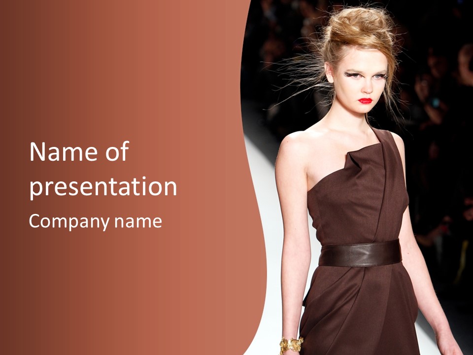 Model New York City Lincoln Center PowerPoint Template