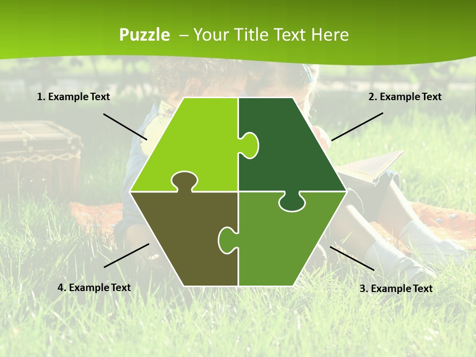 Two Basket Picnic PowerPoint Template