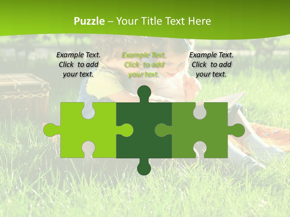 Two Basket Picnic PowerPoint Template