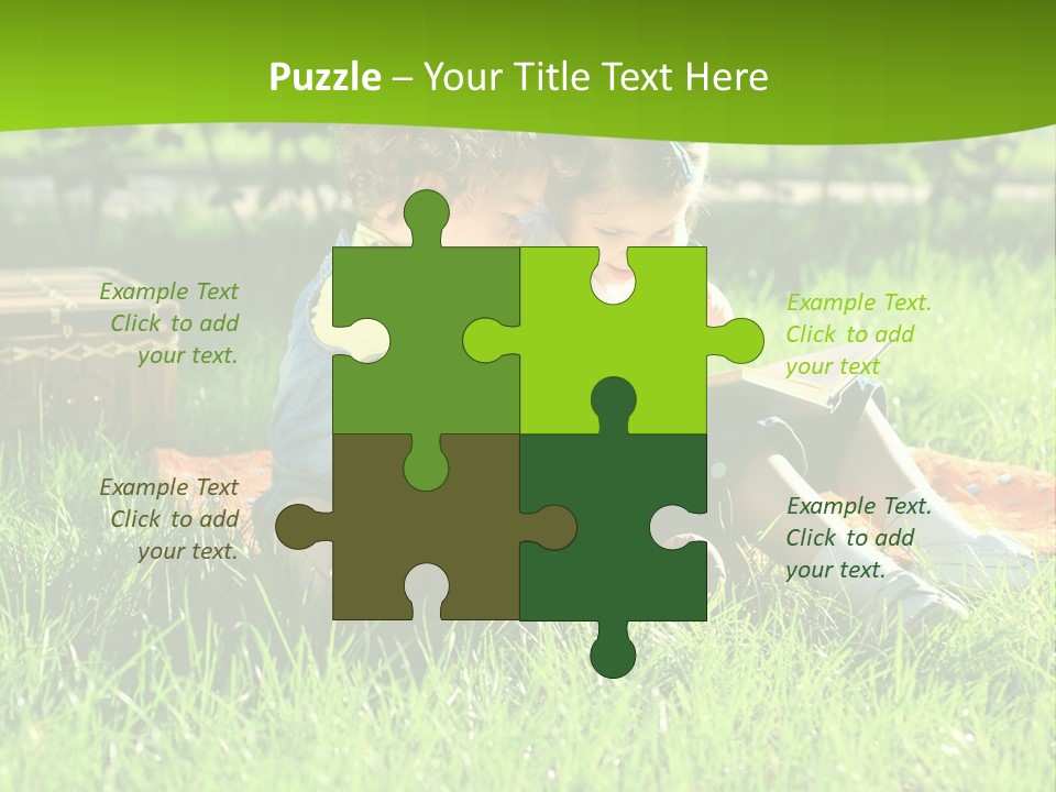 Two Basket Picnic PowerPoint Template