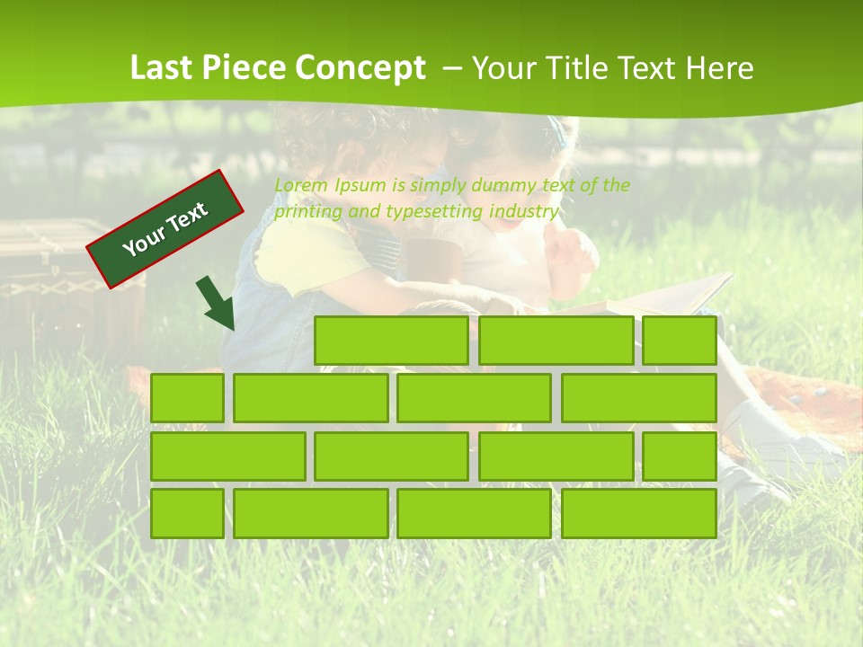 Two Basket Picnic PowerPoint Template
