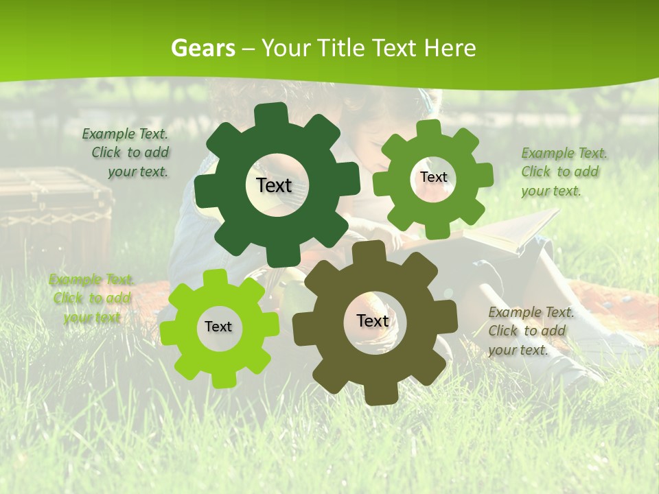 Two Basket Picnic PowerPoint Template