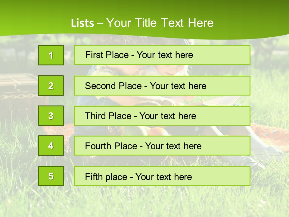 Two Basket Picnic PowerPoint Template