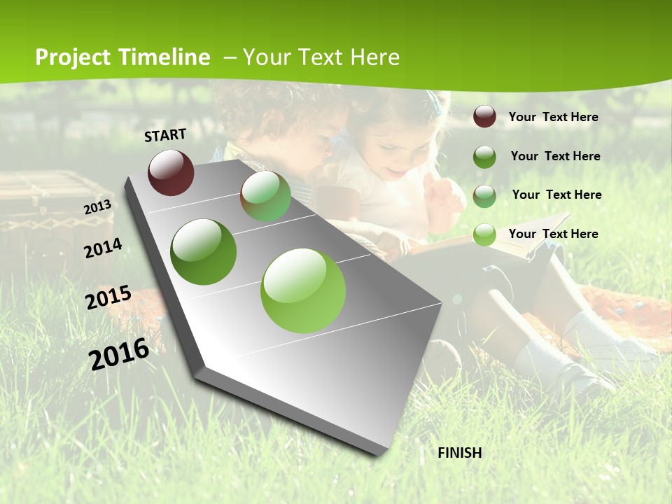 Two Basket Picnic PowerPoint Template