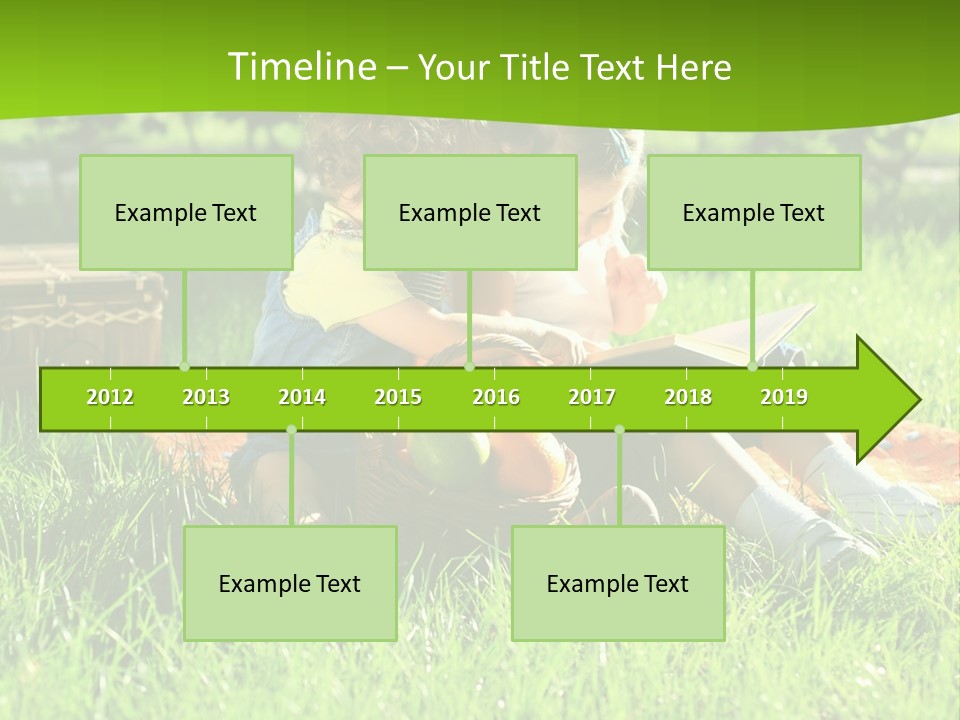 Two Basket Picnic PowerPoint Template