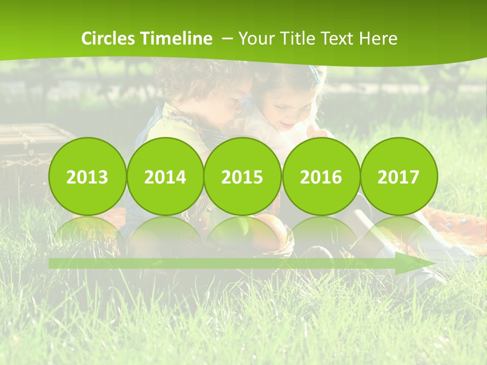 Two Basket Picnic PowerPoint Template