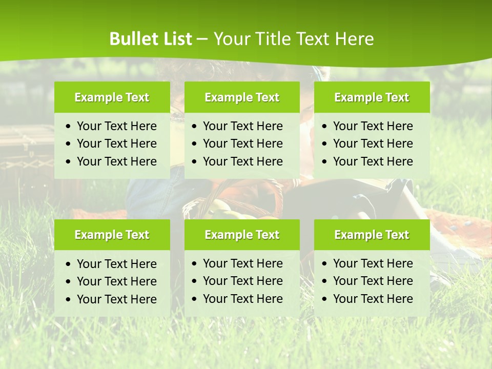 Two Basket Picnic PowerPoint Template