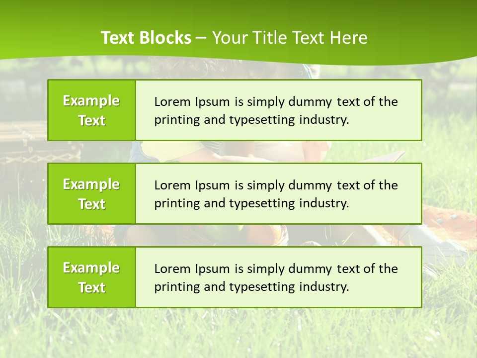 Two Basket Picnic PowerPoint Template