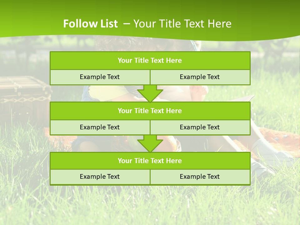 Two Basket Picnic PowerPoint Template