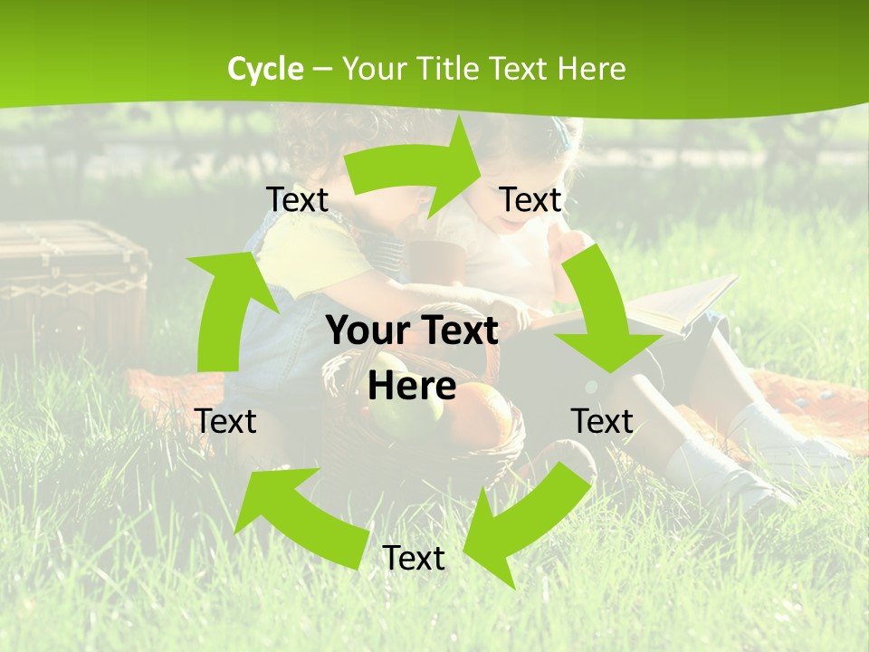 Two Basket Picnic PowerPoint Template