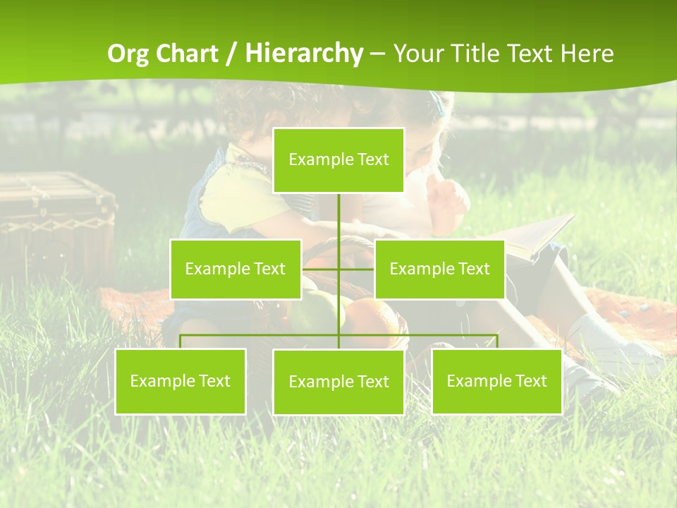 Two Basket Picnic PowerPoint Template