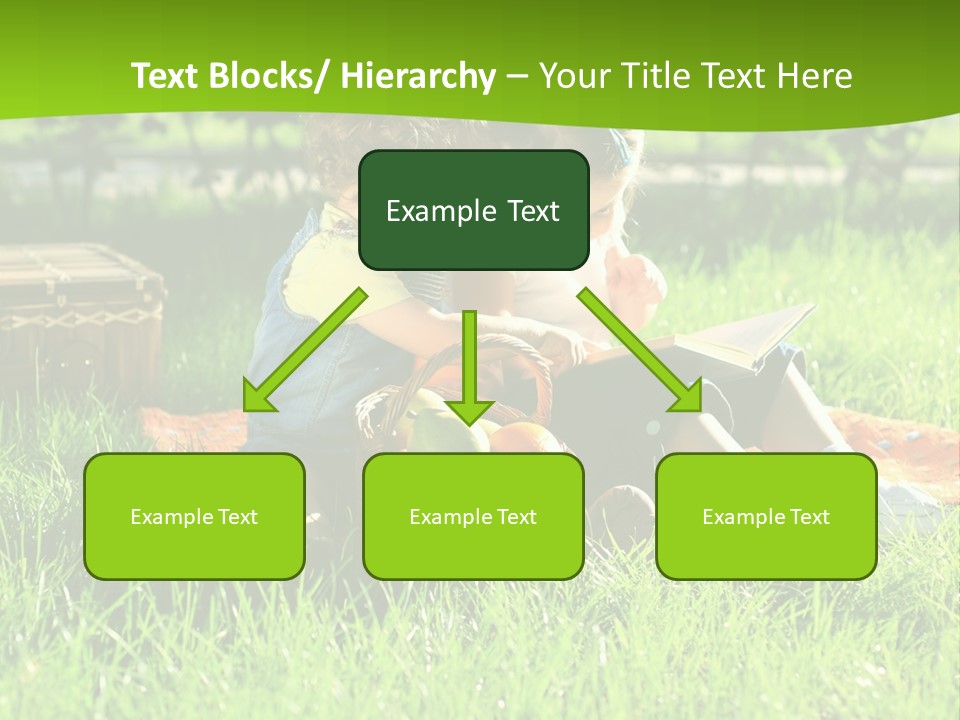 Two Basket Picnic PowerPoint Template