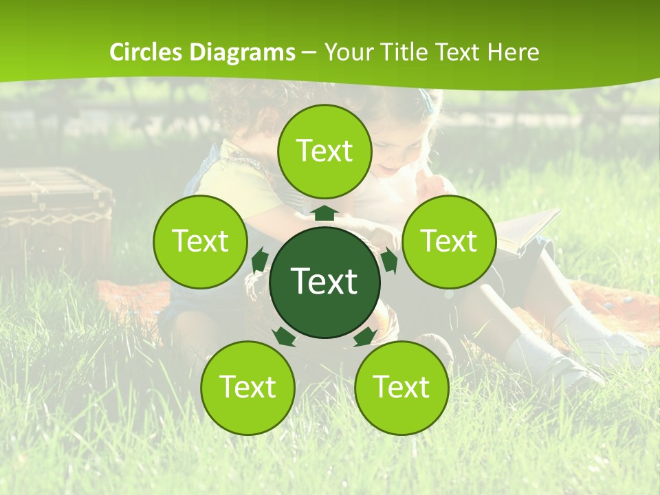 Two Basket Picnic PowerPoint Template