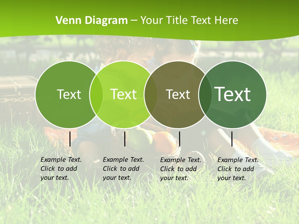 Two Basket Picnic PowerPoint Template