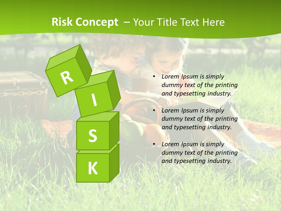 Two Basket Picnic PowerPoint Template