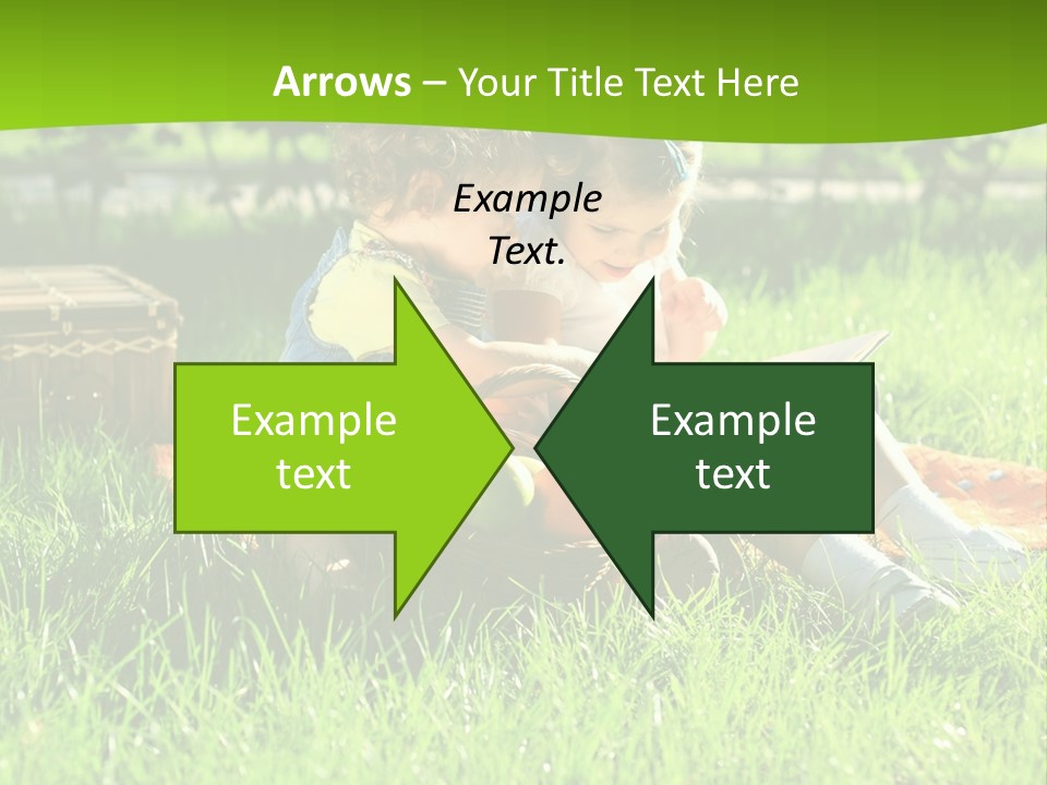 Two Basket Picnic PowerPoint Template