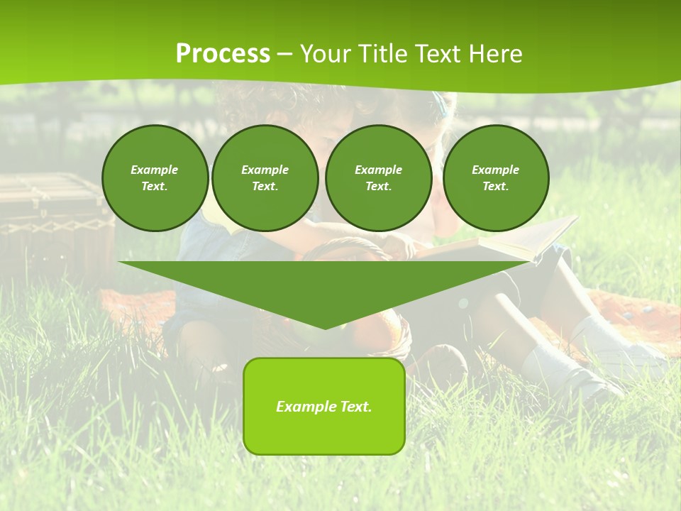 Two Basket Picnic PowerPoint Template