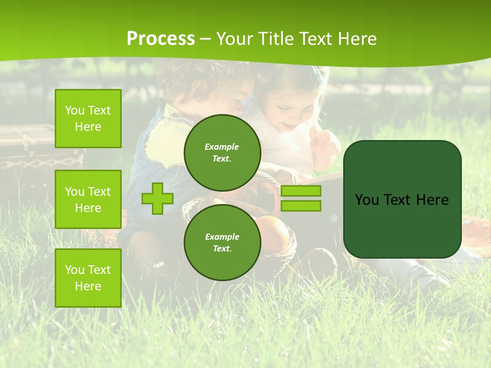 Two Basket Picnic PowerPoint Template
