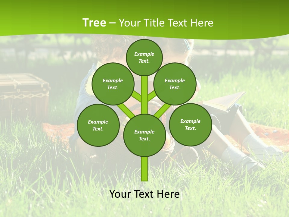 Two Basket Picnic PowerPoint Template