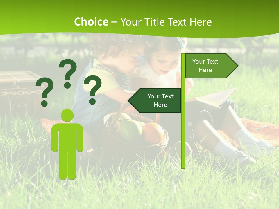 Two Basket Picnic PowerPoint Template