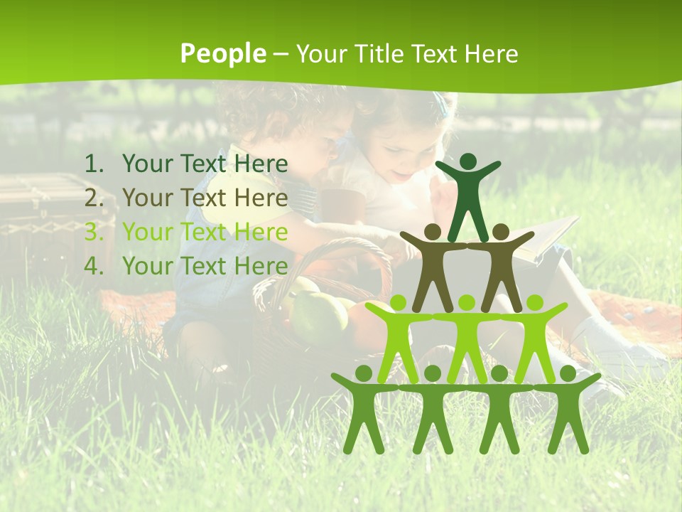 Two Basket Picnic PowerPoint Template