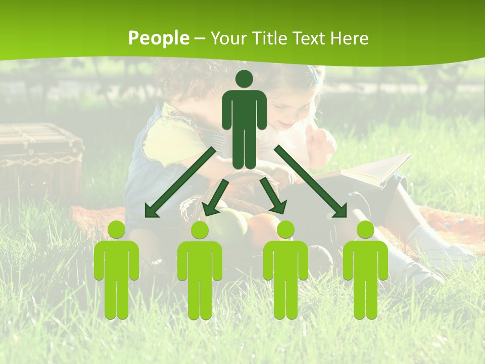 Two Basket Picnic PowerPoint Template