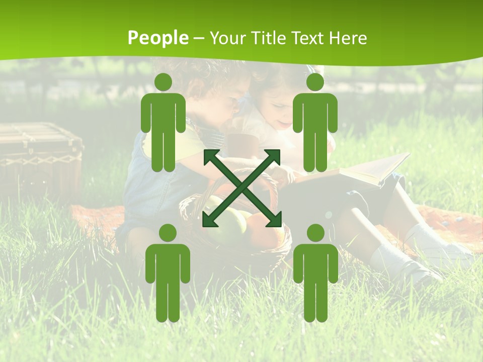 Two Basket Picnic PowerPoint Template