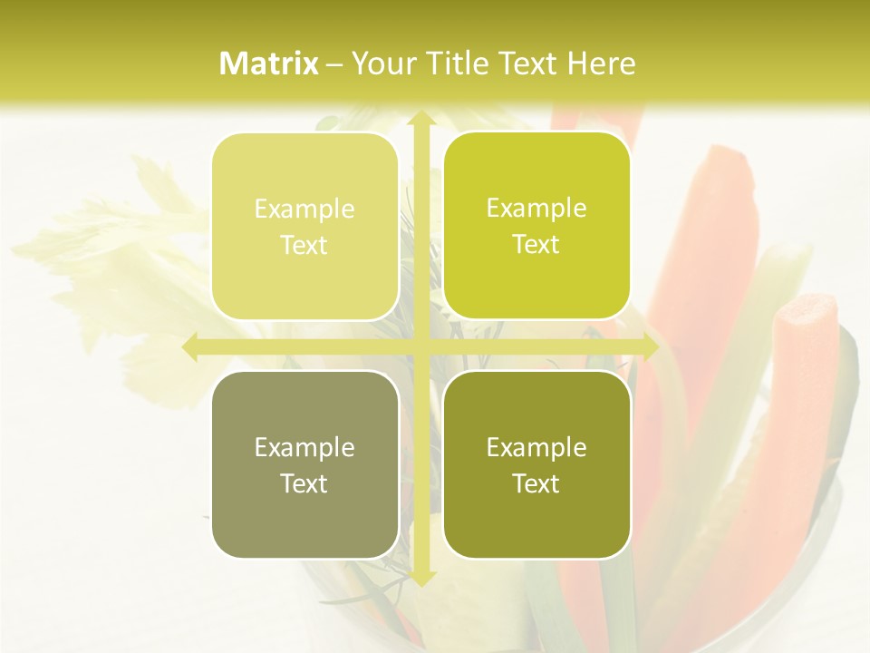 Eating White Radish PowerPoint Template