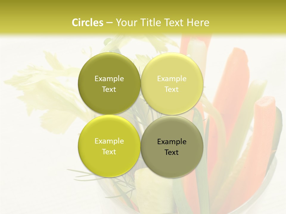 Eating White Radish PowerPoint Template