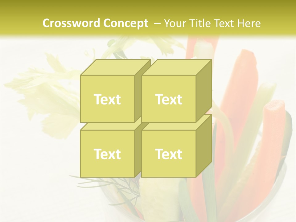 Eating White Radish PowerPoint Template