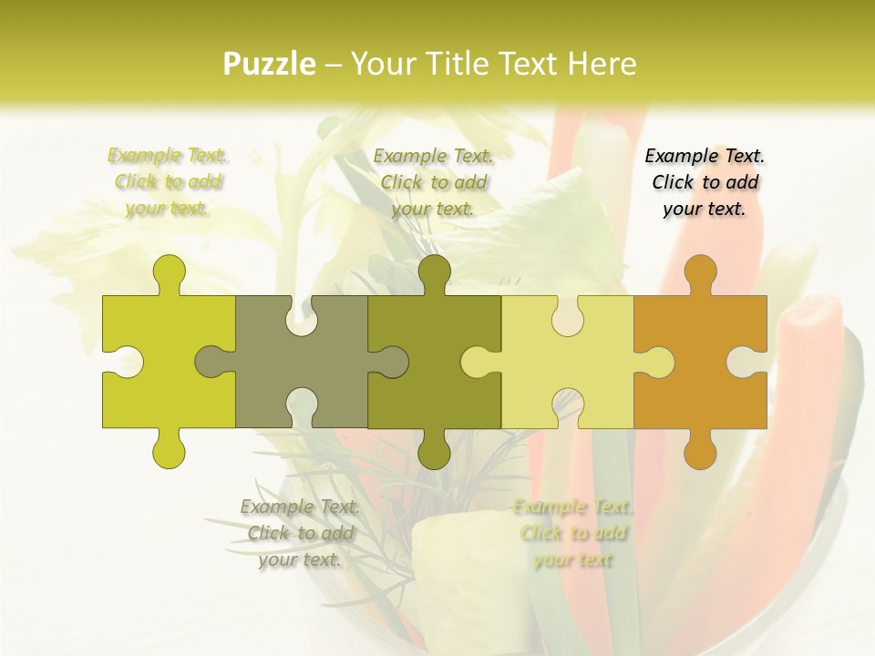 Eating White Radish PowerPoint Template