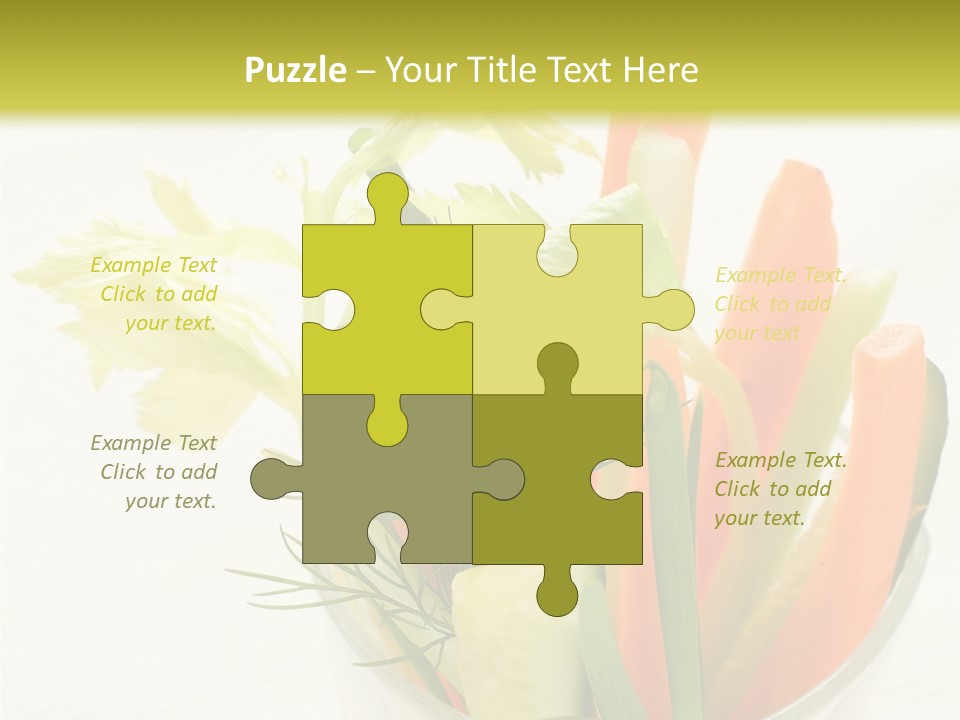 Eating White Radish PowerPoint Template