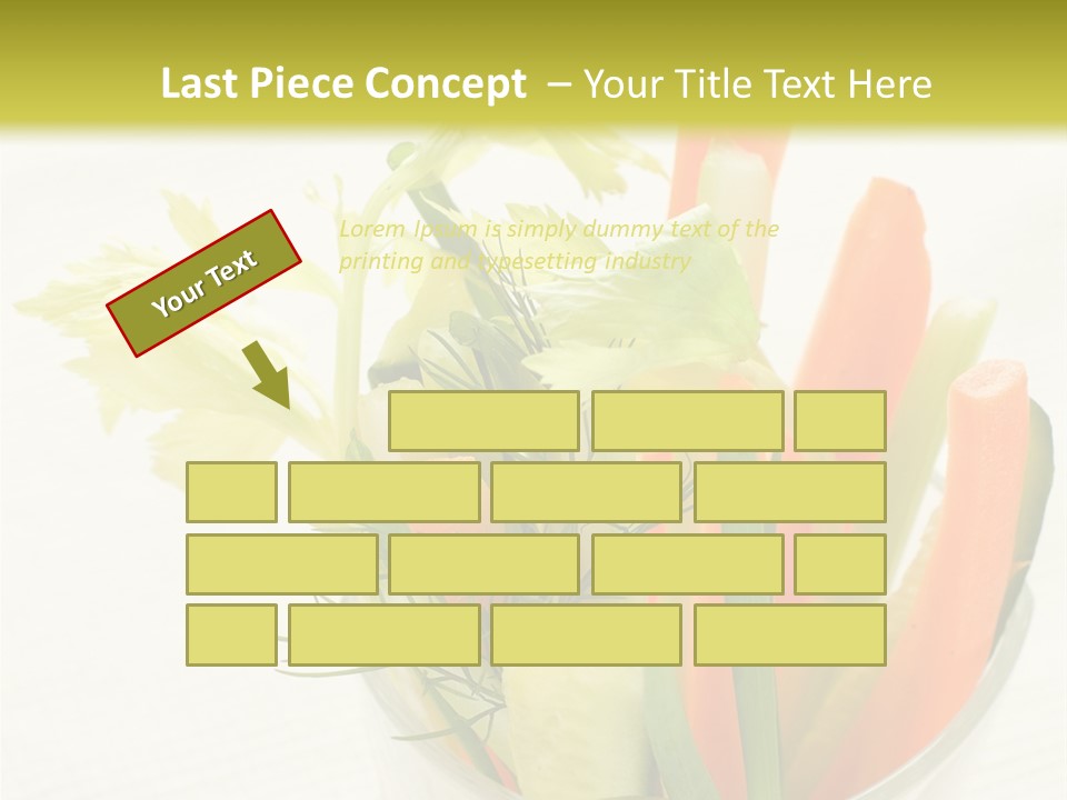 Eating White Radish PowerPoint Template