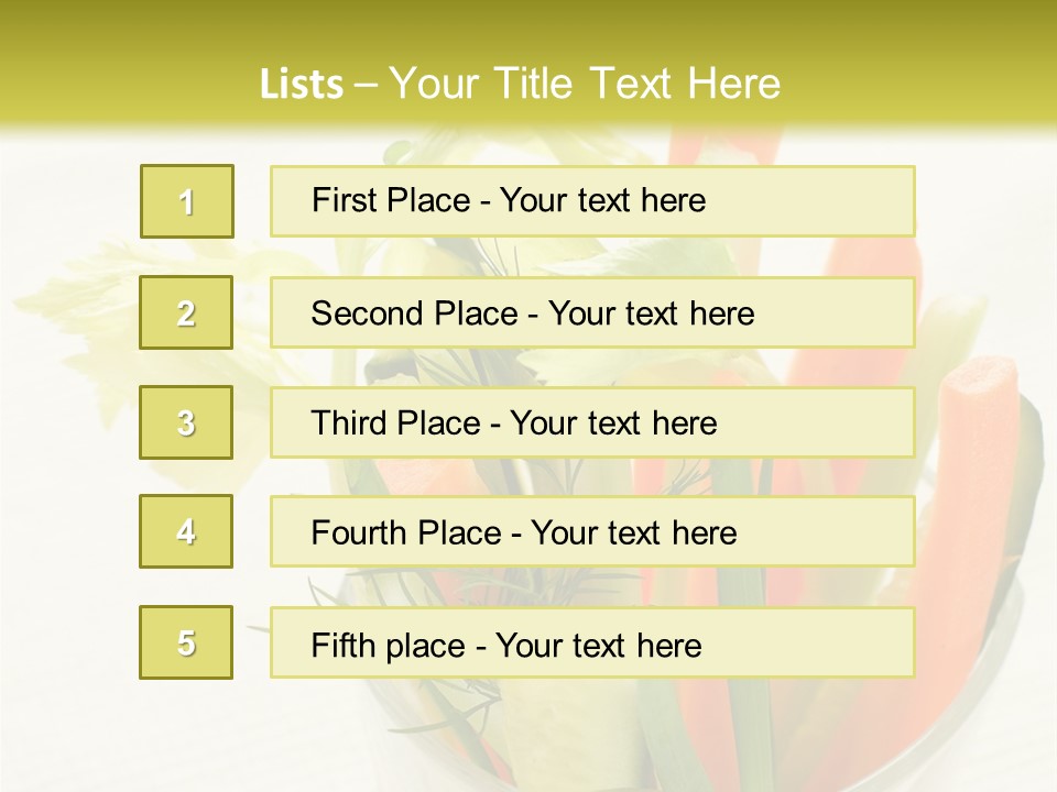 Eating White Radish PowerPoint Template