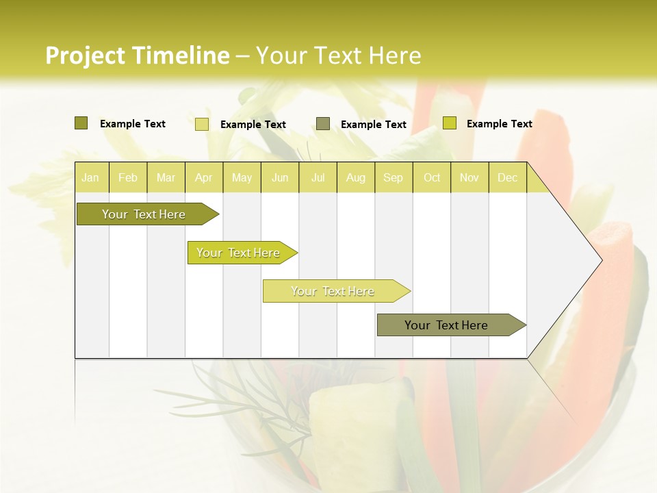 Eating White Radish PowerPoint Template