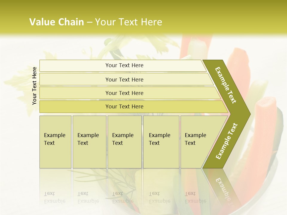 Eating White Radish PowerPoint Template