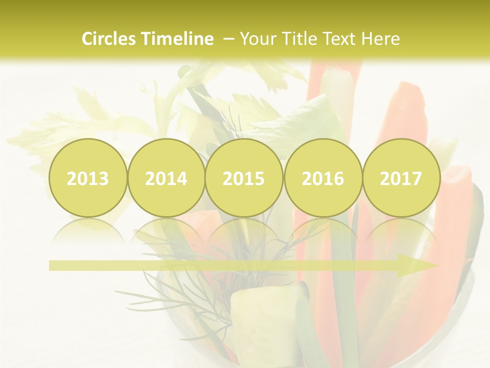 Eating White Radish PowerPoint Template