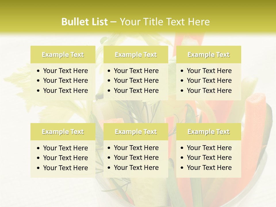 Eating White Radish PowerPoint Template