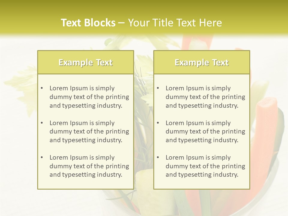 Eating White Radish PowerPoint Template