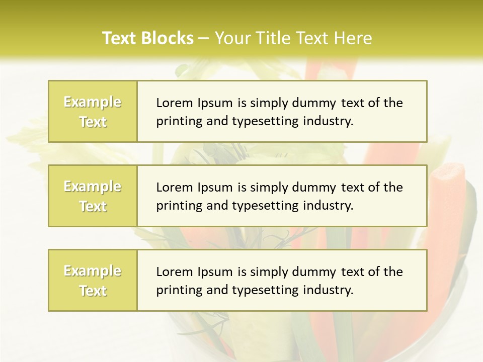 Eating White Radish PowerPoint Template